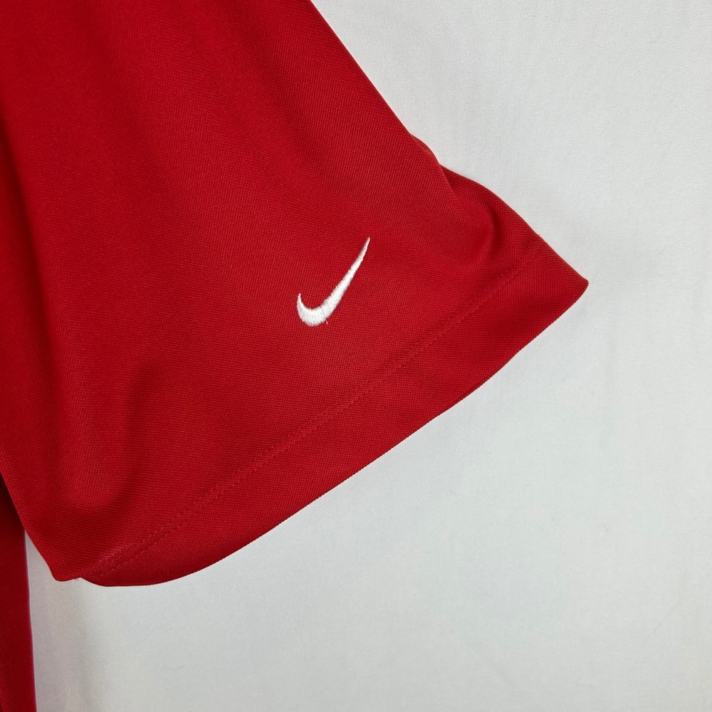 Nike Golf Dri-FIT Men's Red Polo Shirt Short Sleeve Performance XL - Picture 10 of 10